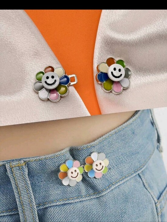 Other - Cute Flower Waistband Adjustment Pins